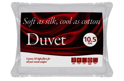 Soft as Silk Cool as Cotton 10.5 Tog Duvet - Kingsize